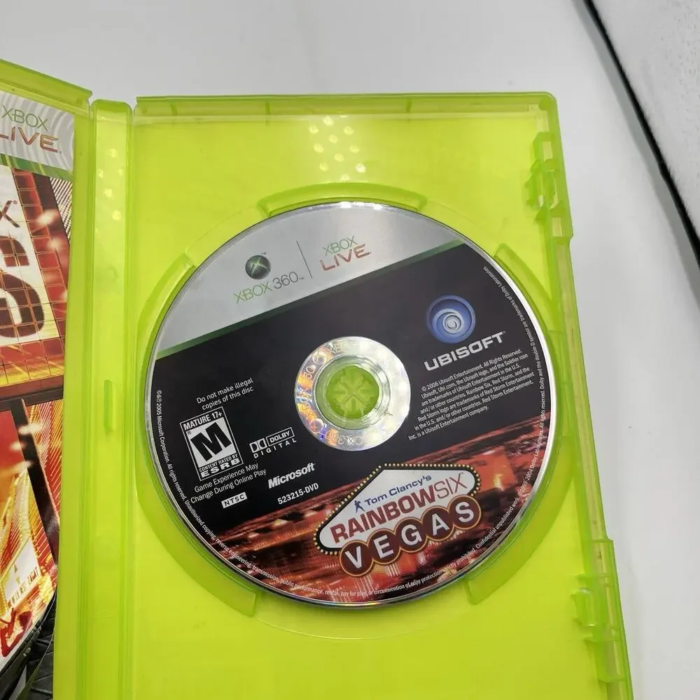 Rainbow Six Vegas - Microsoft Xbox 360 Pristine Tested Authentic
